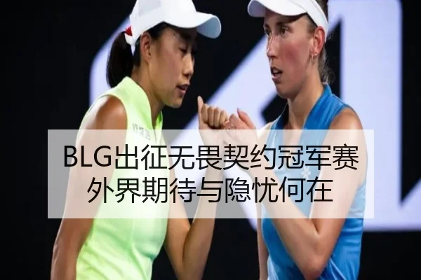 BLG出征无畏契约冠军赛 外界期待与隐忧何在